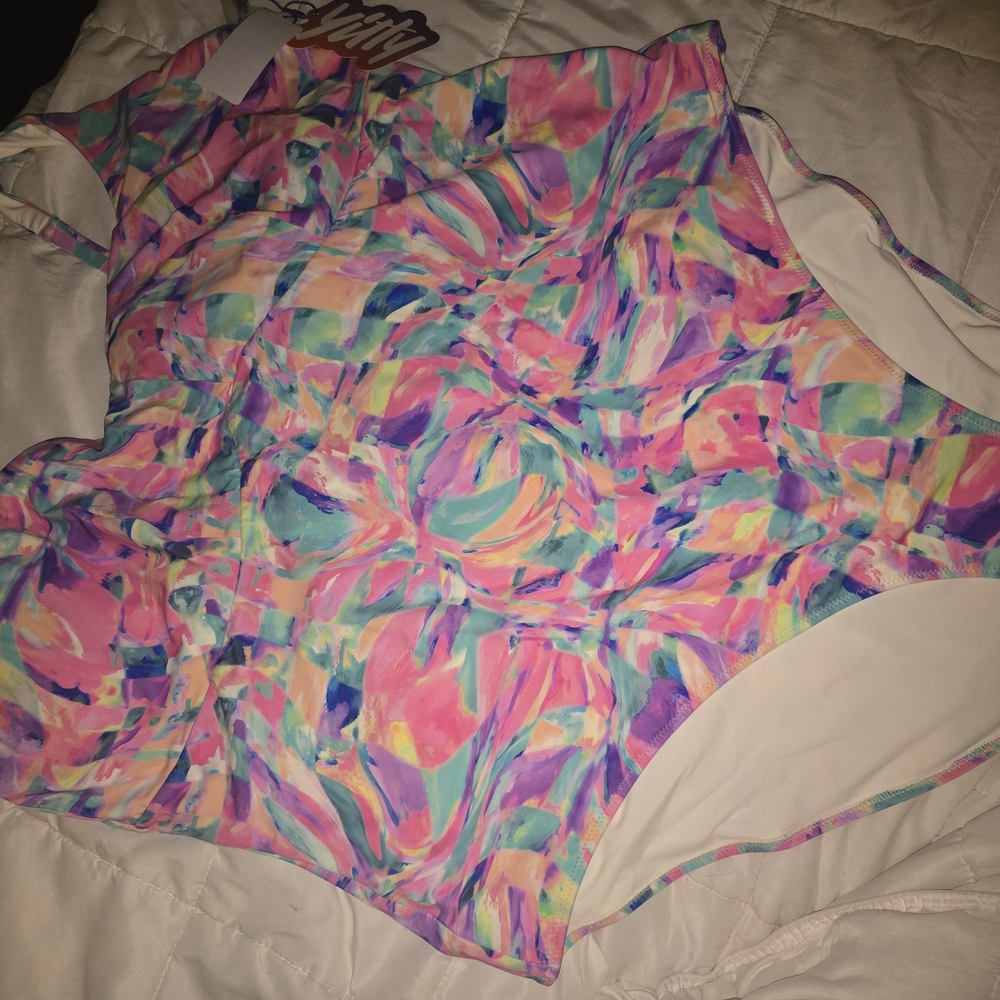 YITTY Colorful Swirl One Piece Swimsuit